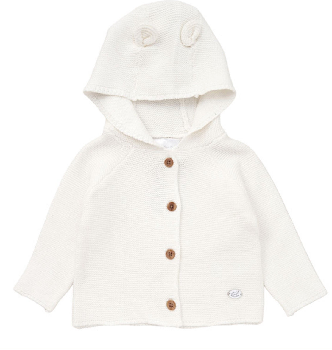 Ivory Buttoned Cardigan