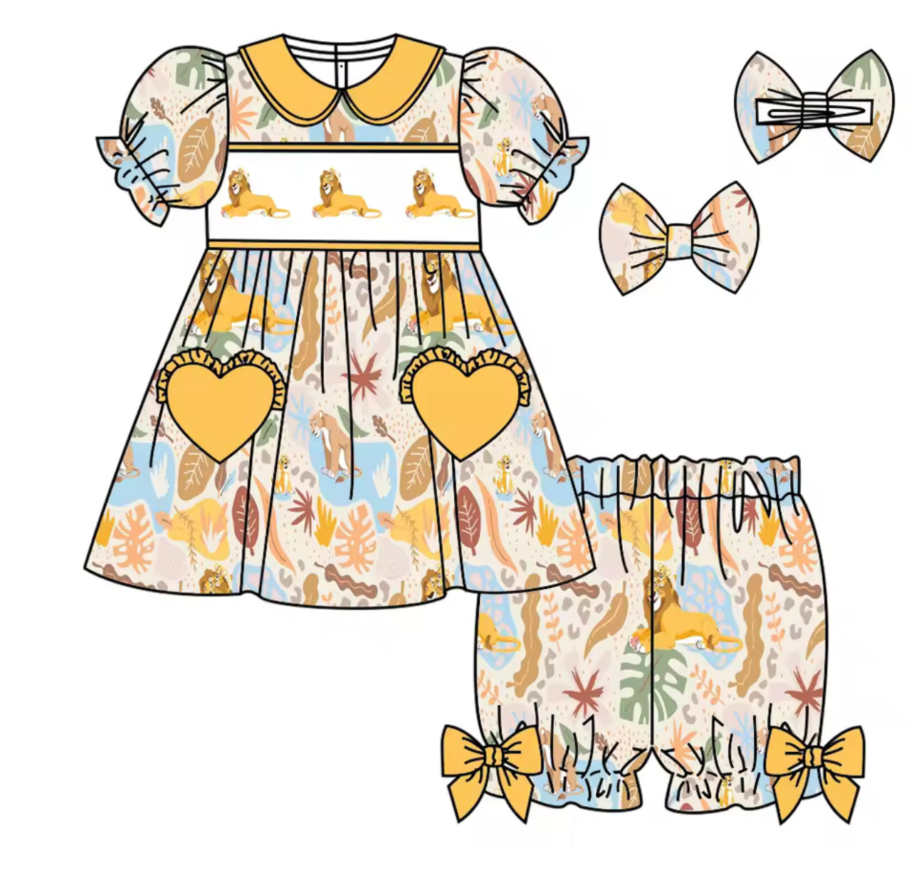 Lion King Smock Pyjamas