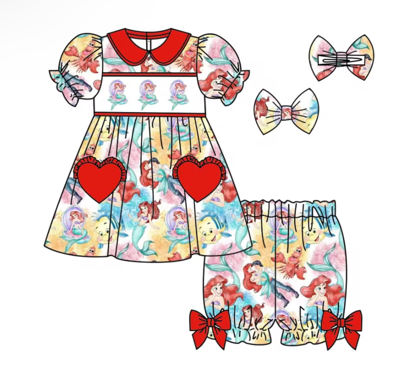Ariel Smock Pyjamas