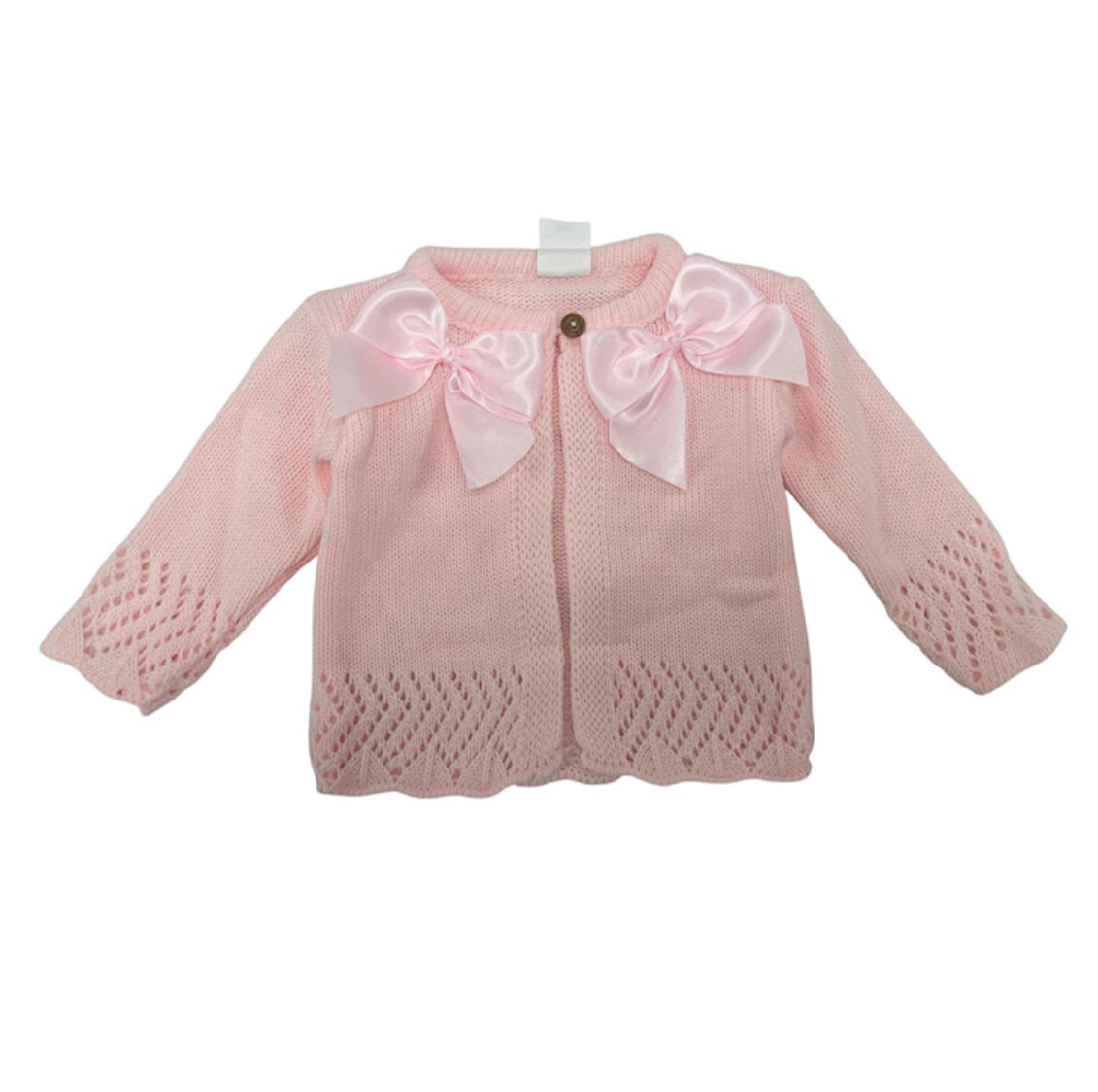 Double Bow Knitted Cardigan