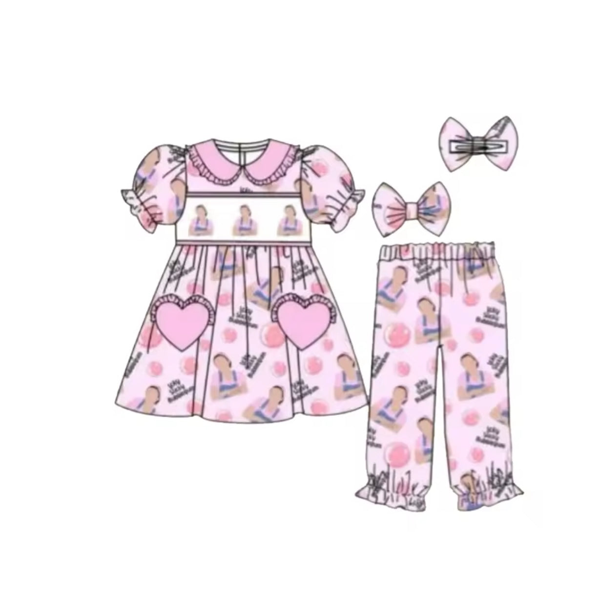 Miss Rachel smocked pyjamas