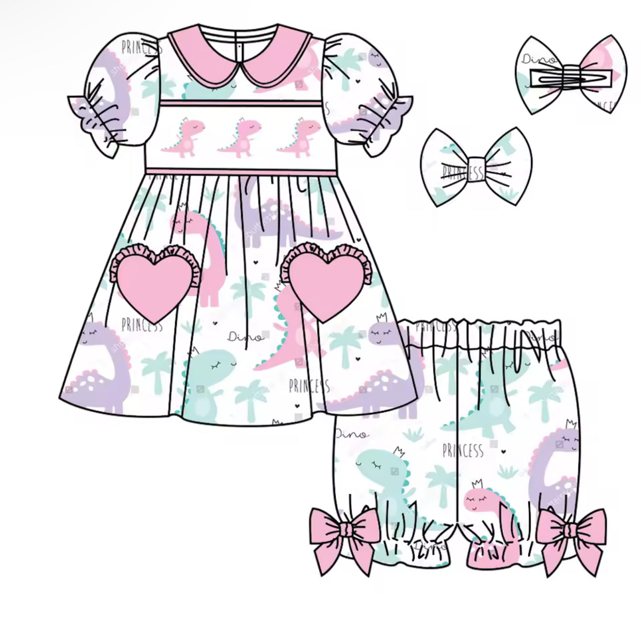 Dino Smock Pyjamas