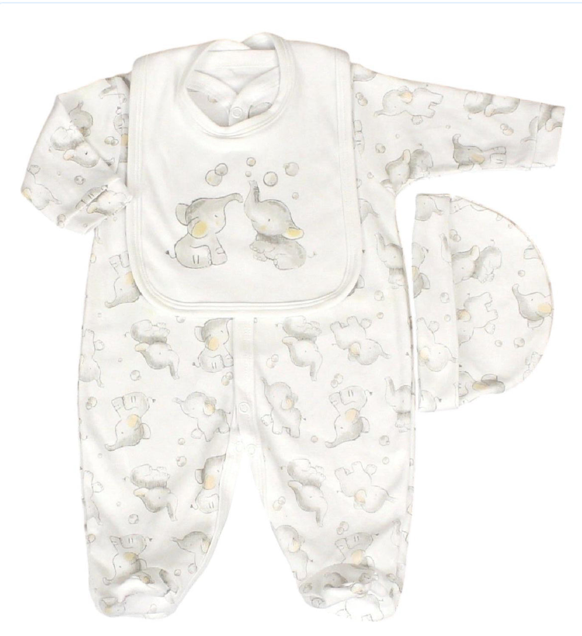 Ivory Elephant 3pc Set