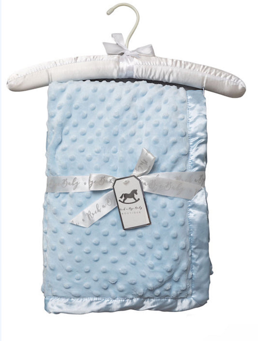 Blue Bobble & Silk Blanket