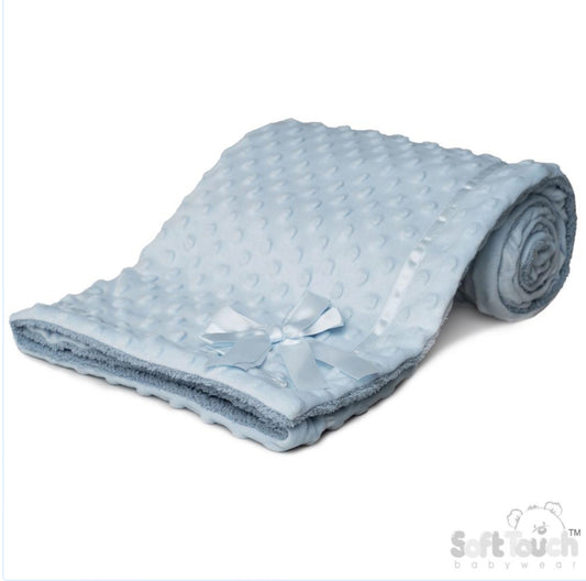 Blue Bobble Infant Blanket
