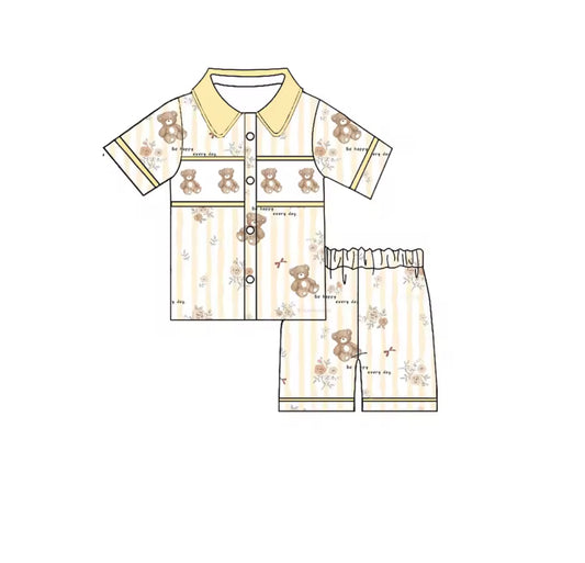 Teddy Bear Smock Pyjamas