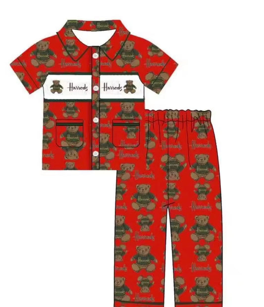 Boys Harrods smock pyjamas
