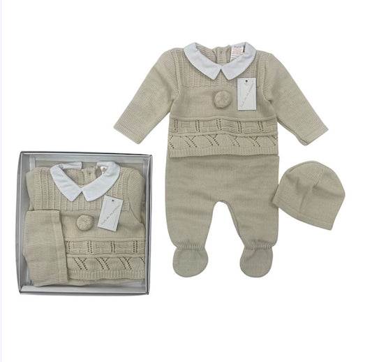 Beige Bobble Patchwork Gift Set