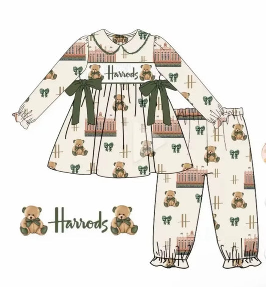 Harrods teddy smock pyjamas