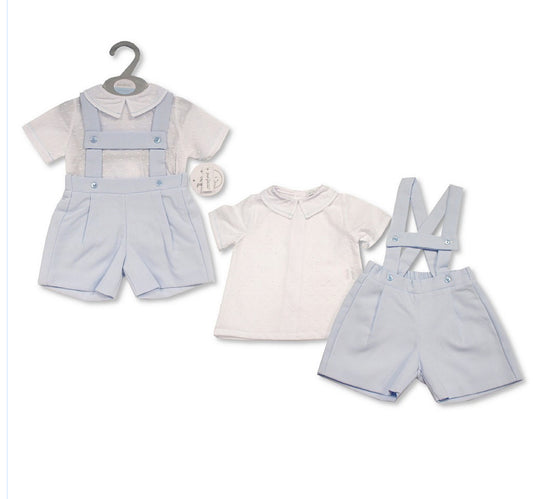 Ivory & Blue 2pc Set
