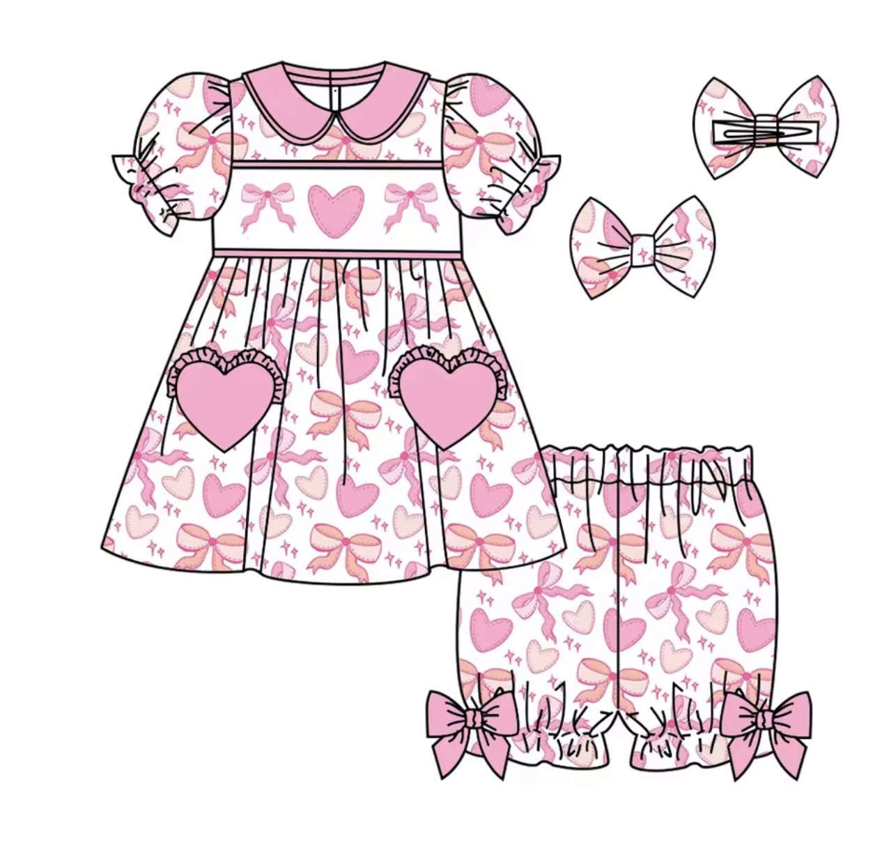 Bow Smock Pyjamas