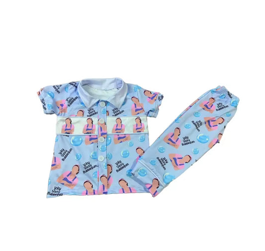 Miss Rachel boys smocked pyjamas