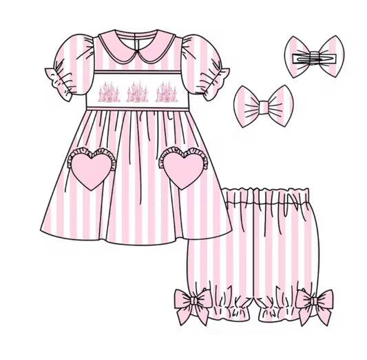 Castle smocked pyjamas